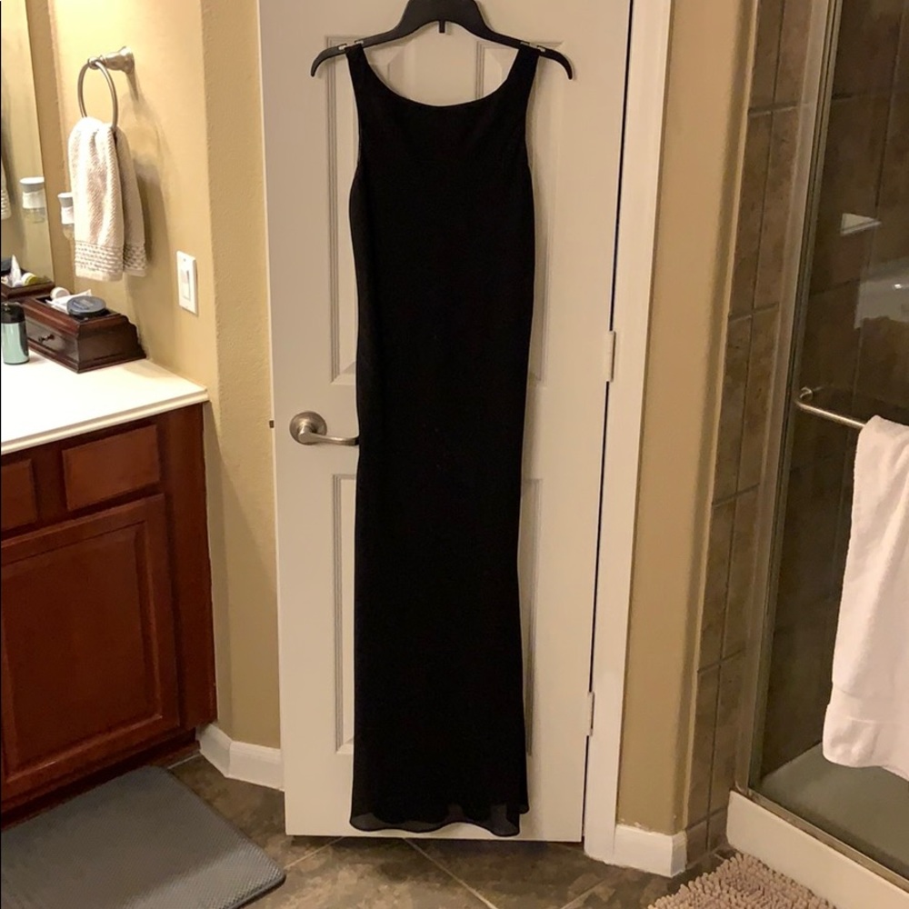 Black evening gown